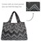 Wrapables Large Foldable Tote Nylon Reusable Grocery Bags, Intricate Chevron